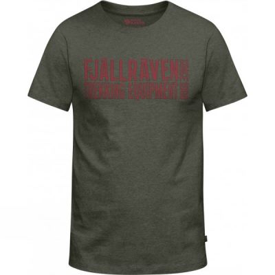 Playeras Fjallraven Equipment Block Hombre Gris - Chile OWD853710